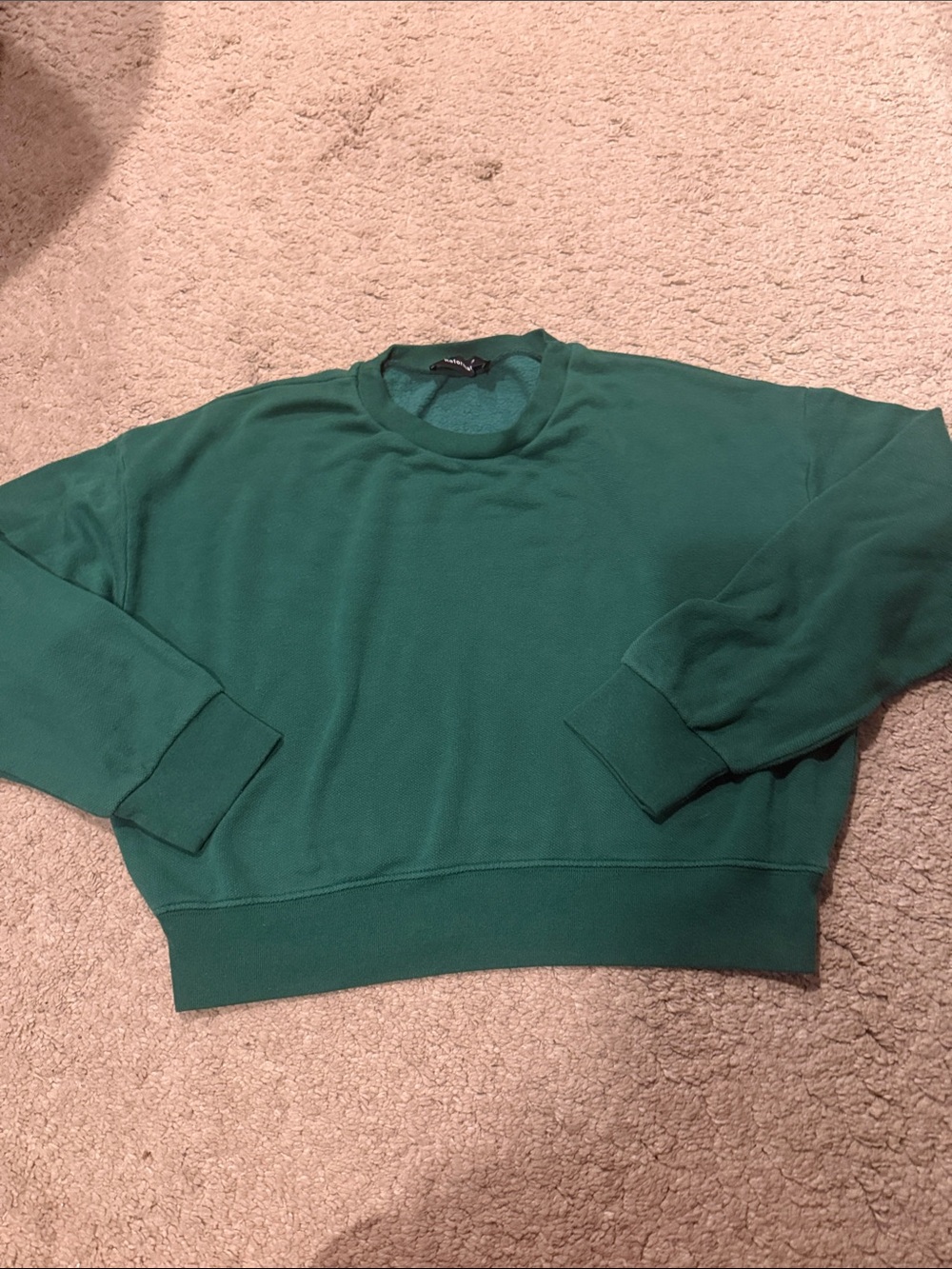 Reformation Emerald Green Crewneck sweatshirt size M